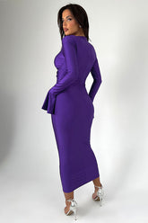 Charlotte Hollow Out Maxi Dress